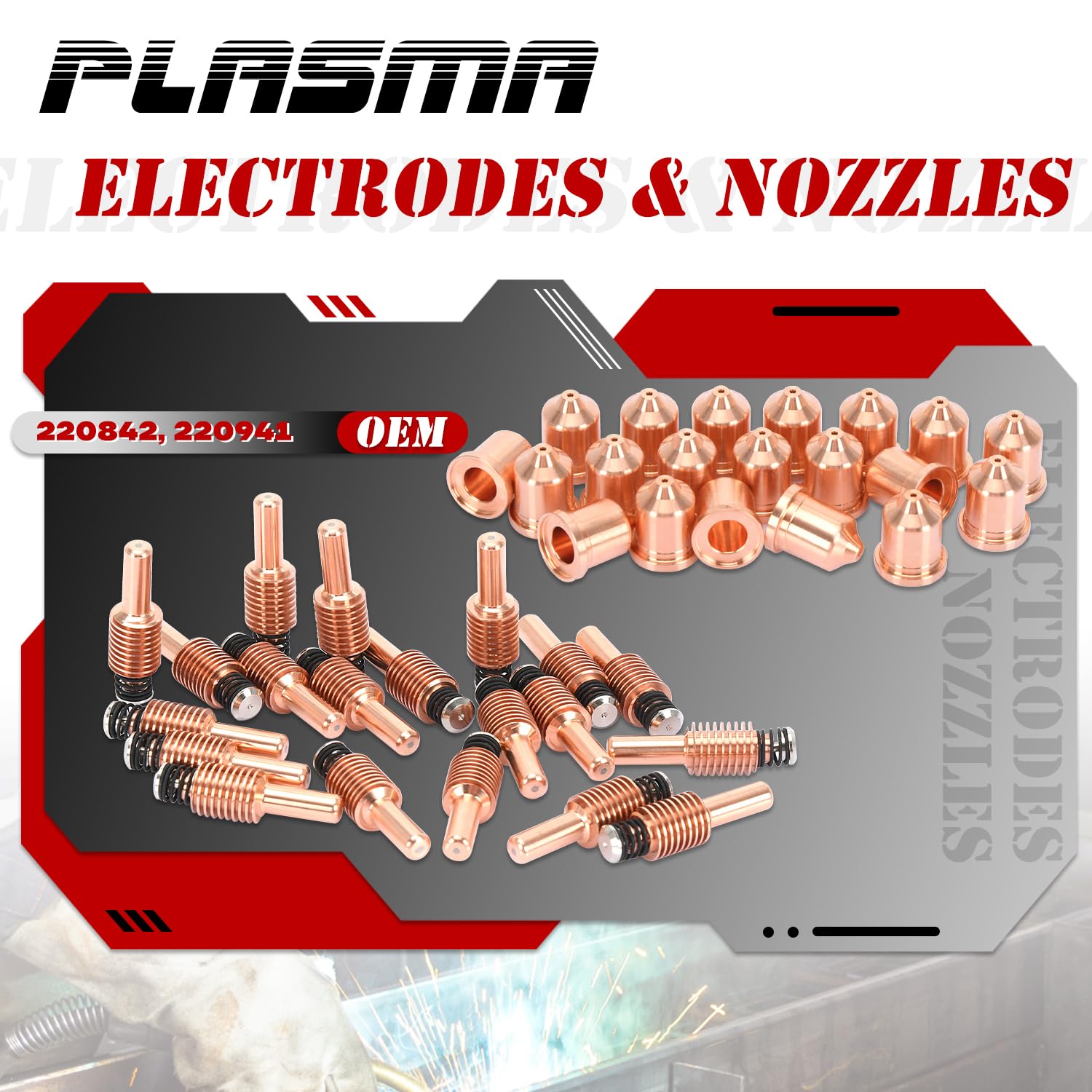 盈月① Hypertherm Electrode 220842 for Power Max (5PK) … - Welding